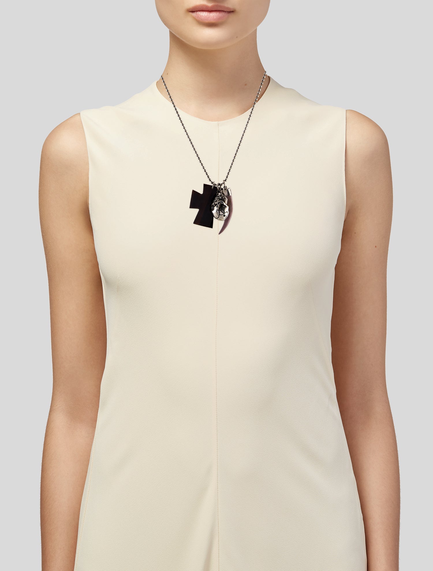 Chan Luu Skull Tooth Charm Pendant Necklace