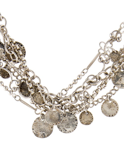 Chan Luu Multi-Chain Disc Choker Necklace