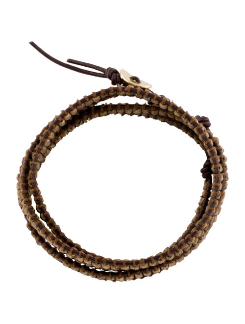 Chan Luu Leather & Bead Wrap Bracelet