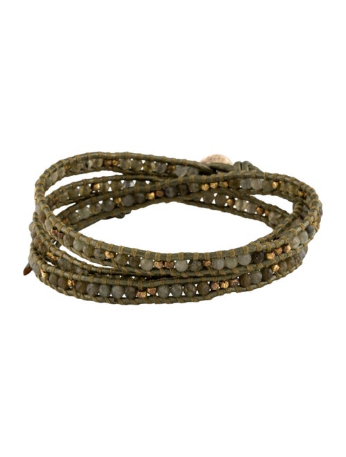 Chan Luu Leather & Bead Wrap Bracelet