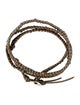 Chan Luu Leather Beaded Long Wrap Bracelet