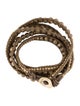 Chan Luu Leather Beaded Wrap Bracelet