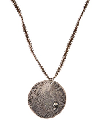 Chan Luu Skull Disc Pendant Necklace