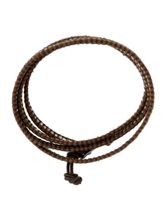 Chan Luu Leather & Bead Wrap Bracelet