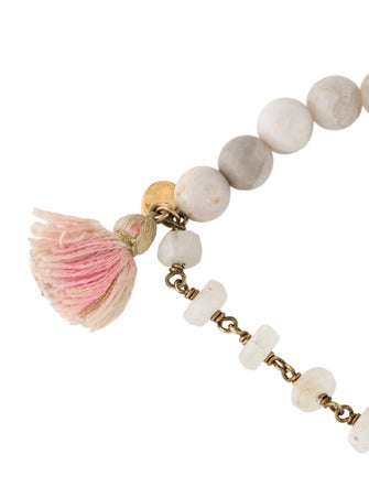 Chan Luu Pearl Beaded Stretch Charm Bracelet