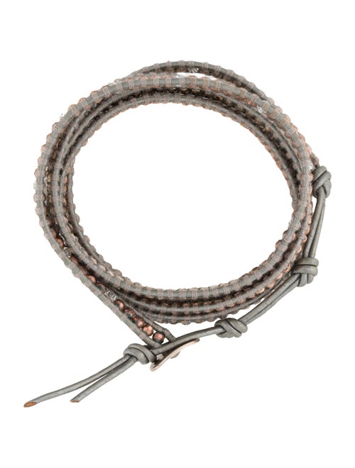 Chan Luu Leather & Bead Wrap Bracelet