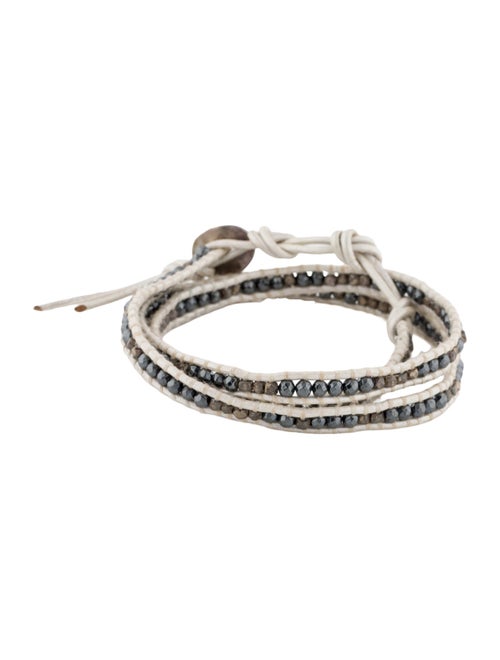 Chan Luu Leather & Bead Wrap Bracelet