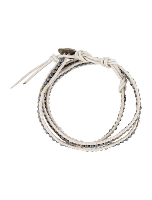Chan Luu Leather & Bead Wrap Bracelet
