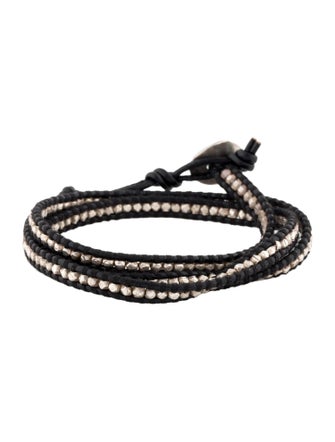 Chan Luu Leather & Bead Wrap Bracelet