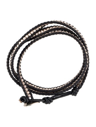 Chan Luu Leather & Bead Wrap Bracelet
