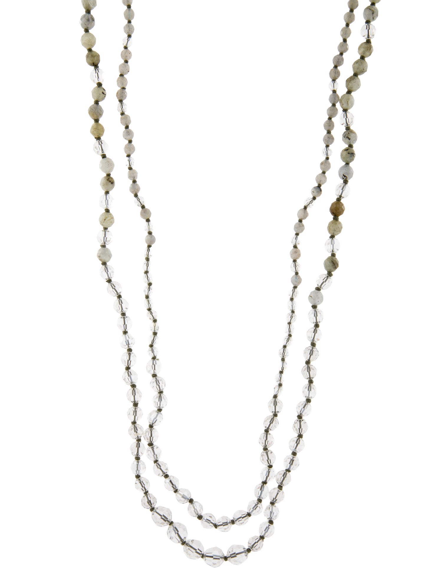 Chan Luu Crystal Multistrand Necklace