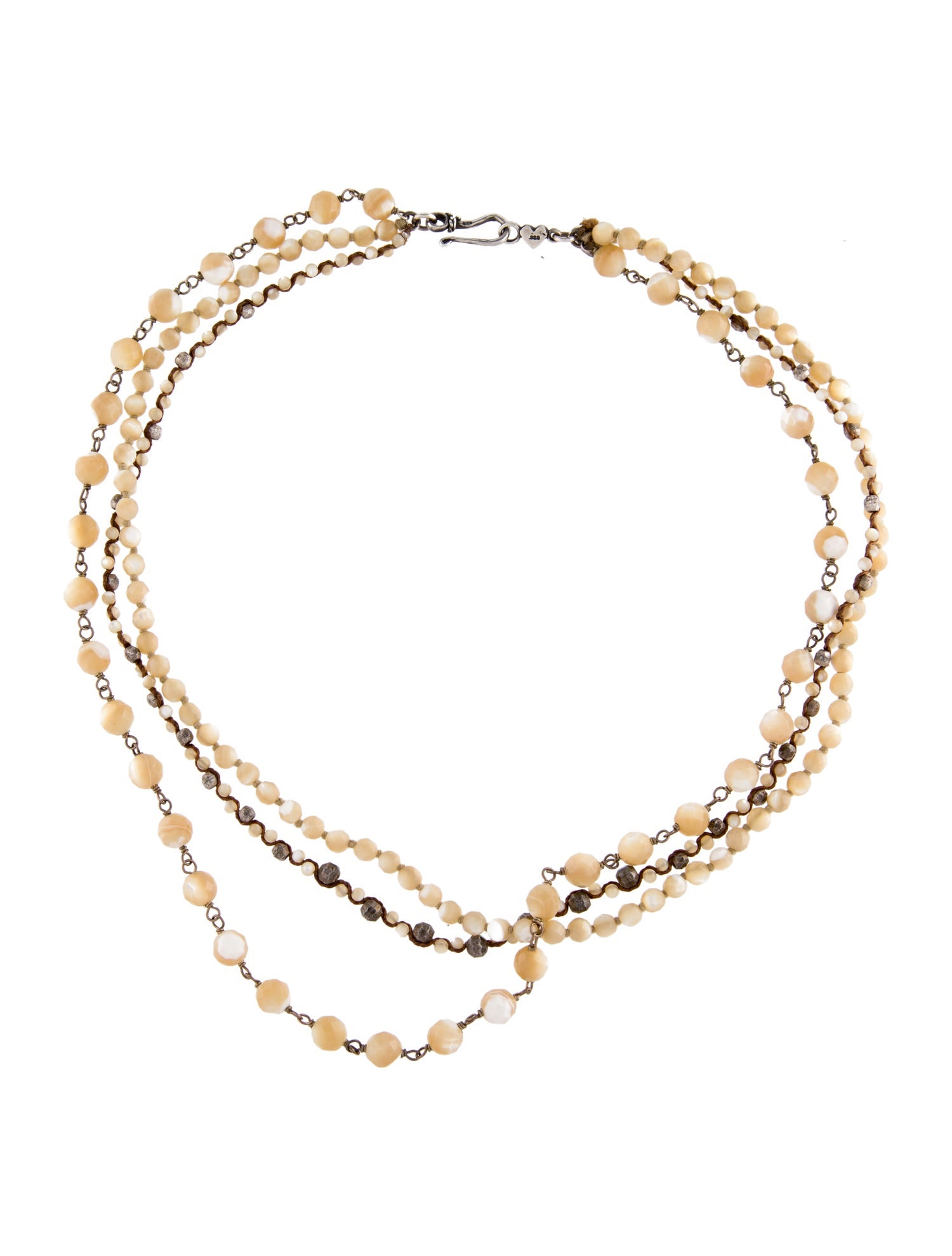 Chan Luu Mother Of Pearl Multistrand Necklace