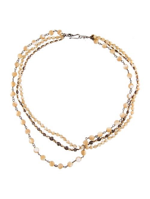 Chan Luu Mother Of Pearl Multistrand Necklace