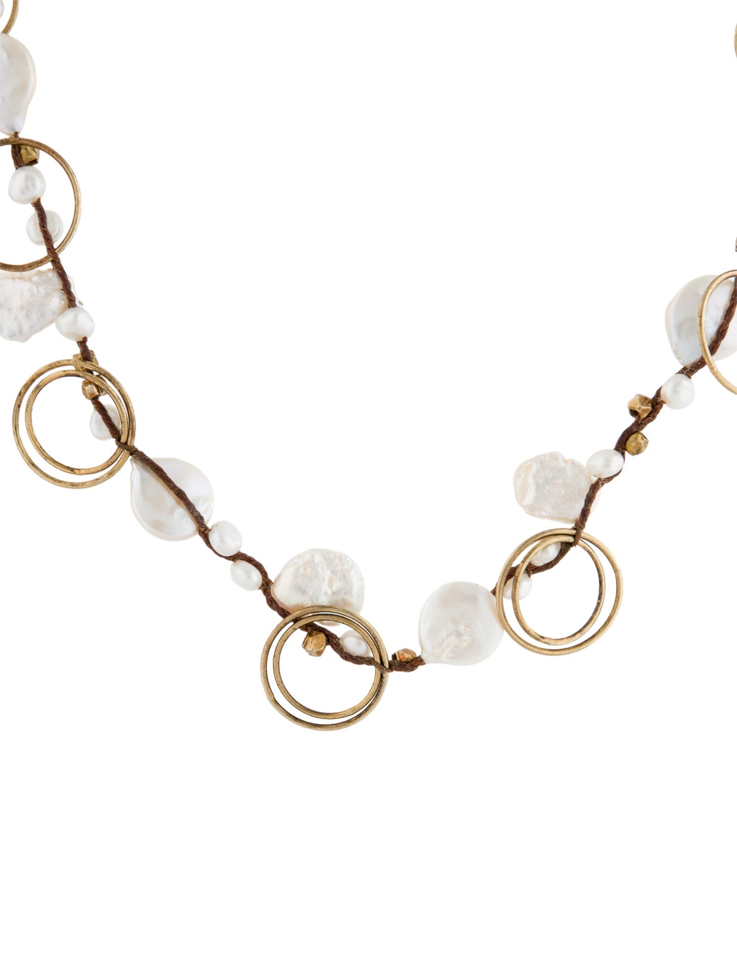 Chan Luu Pearl Collar Necklace