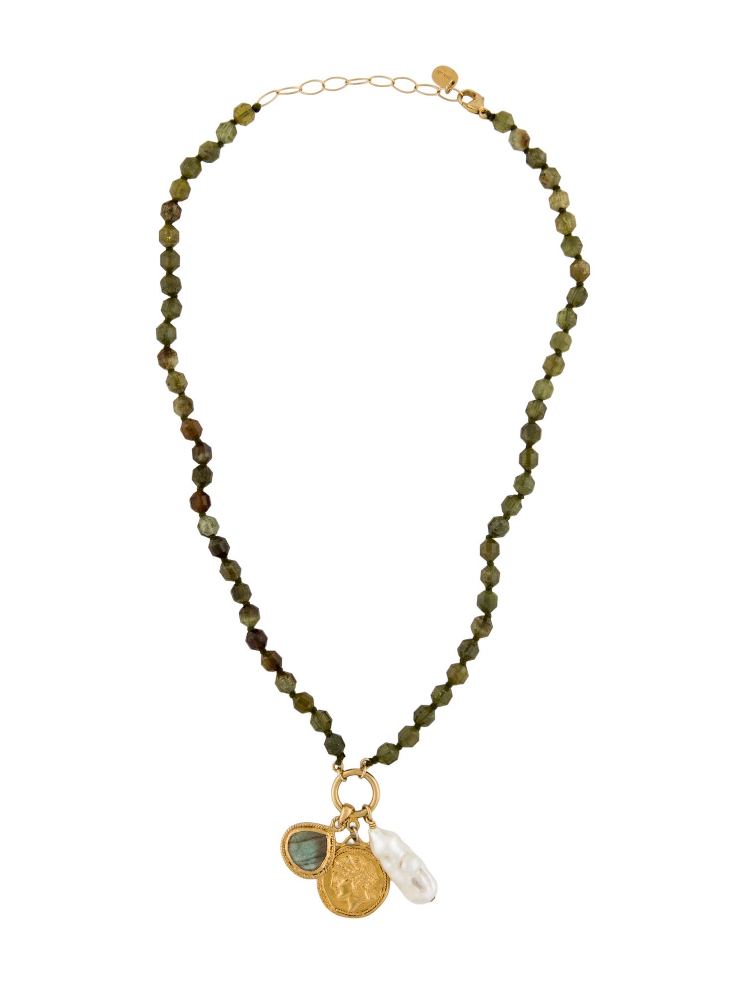 Chan Luu Pearl & Multistone Pendant Necklace