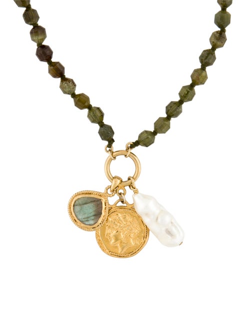 Chan Luu Pearl & Multistone Pendant Necklace