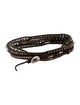 Chan Luu Bead & Leather Triple Wrap Bracelet