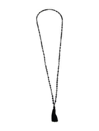Chan Luu Long Tassel Bead Strand Necklace