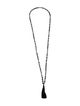 Chan Luu Long Tassel Bead Strand Necklace
