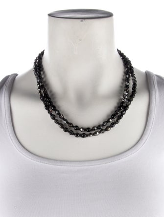 Chan Luu Long Tassel Bead Strand Necklace