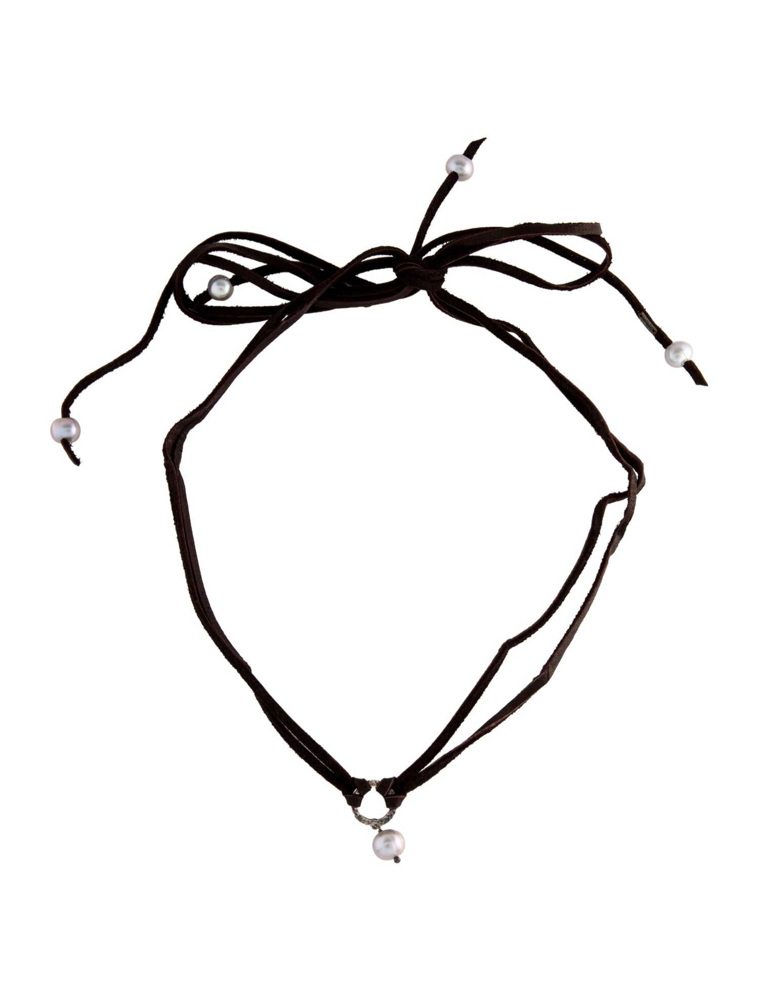 Chan Luu Pearl Wrap Choker Necklace