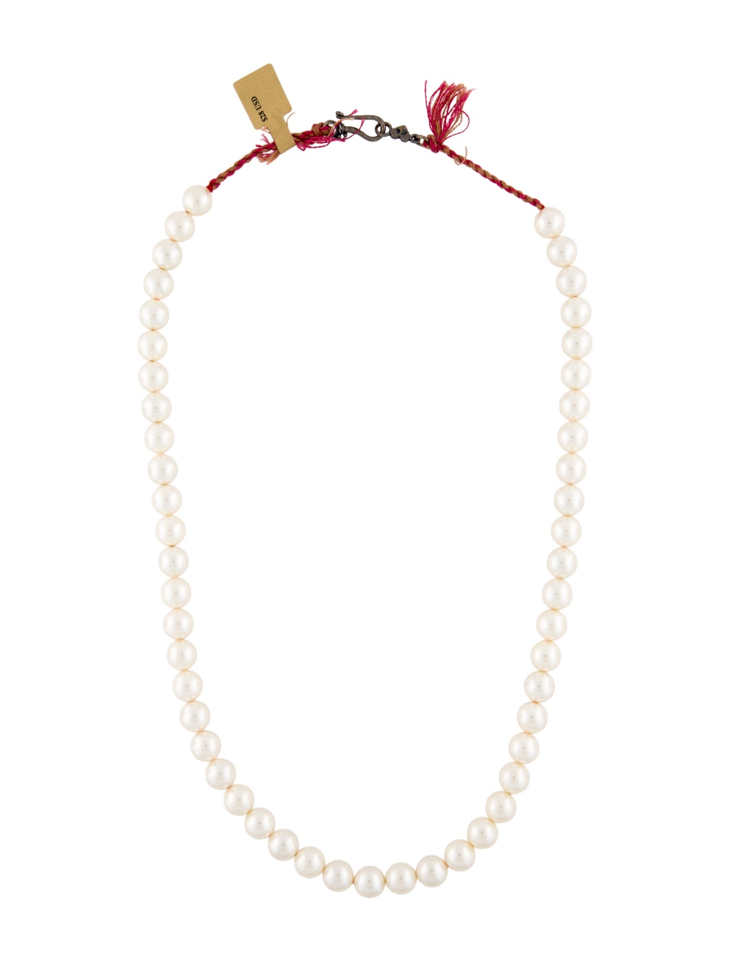 Chan Luu Faux Pearl Bead Strand Necklace