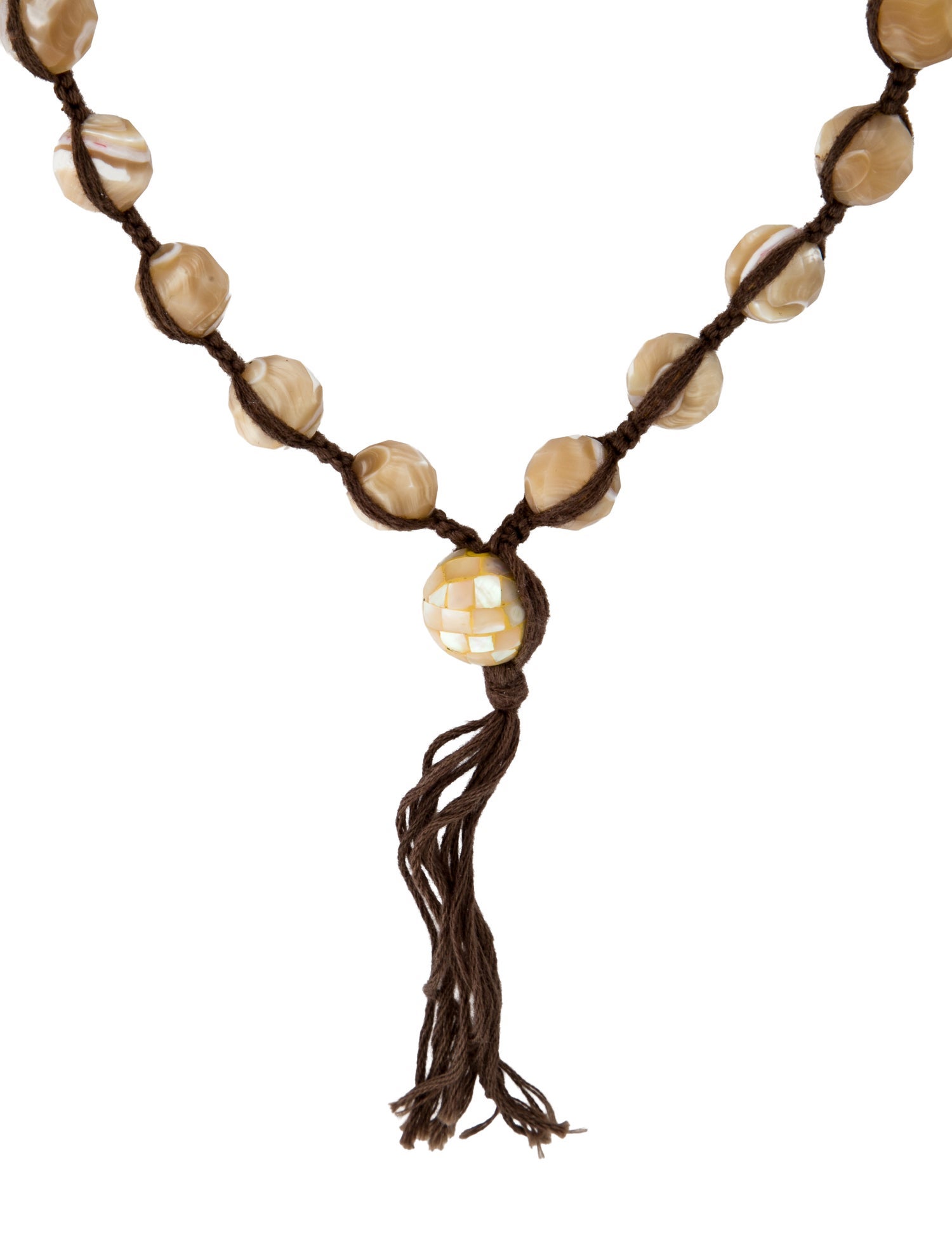 Chan Luu Pearl, Resin & Stone Bead Strand Necklace