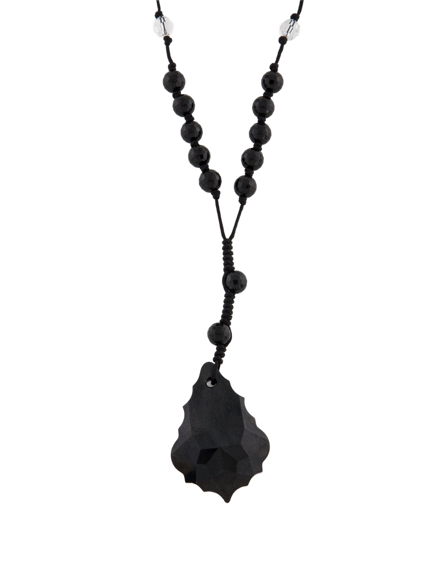 Chan Luu Crystal Bead Pendant Necklace