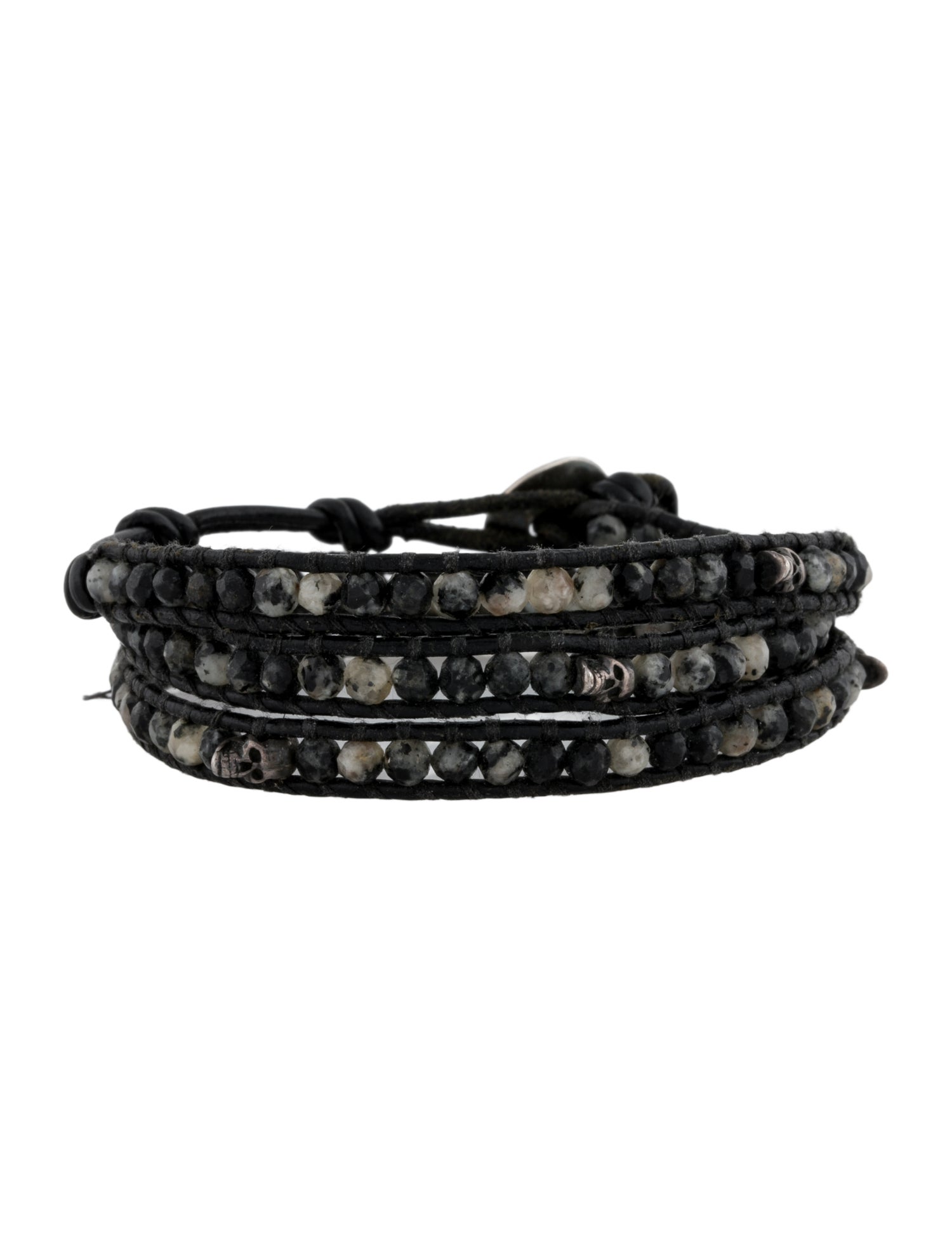 Chan Luu Bead & Leather Wrap Bracelet