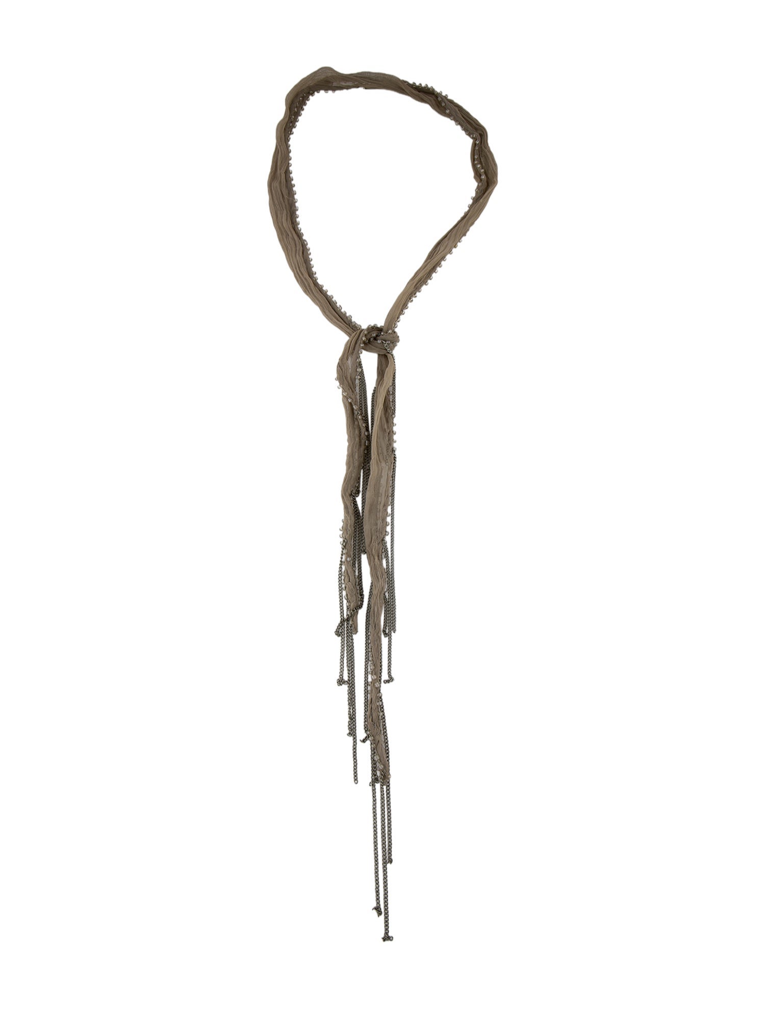 Chan Luu Beaded Skinny Scarf