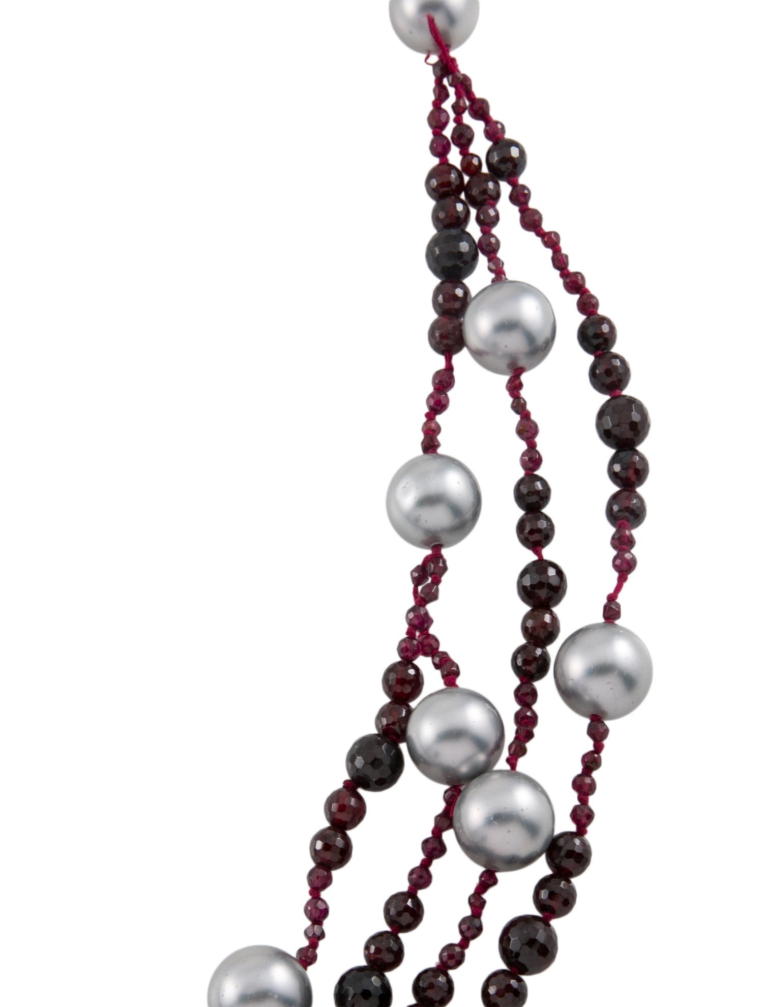 Chan Luu Faux Pearl & Bead Multistrand Necklace