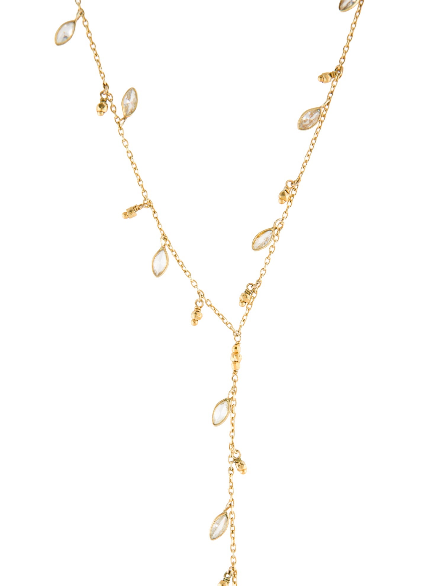 Chan Luu Crystal Charm Lavalier Necklace