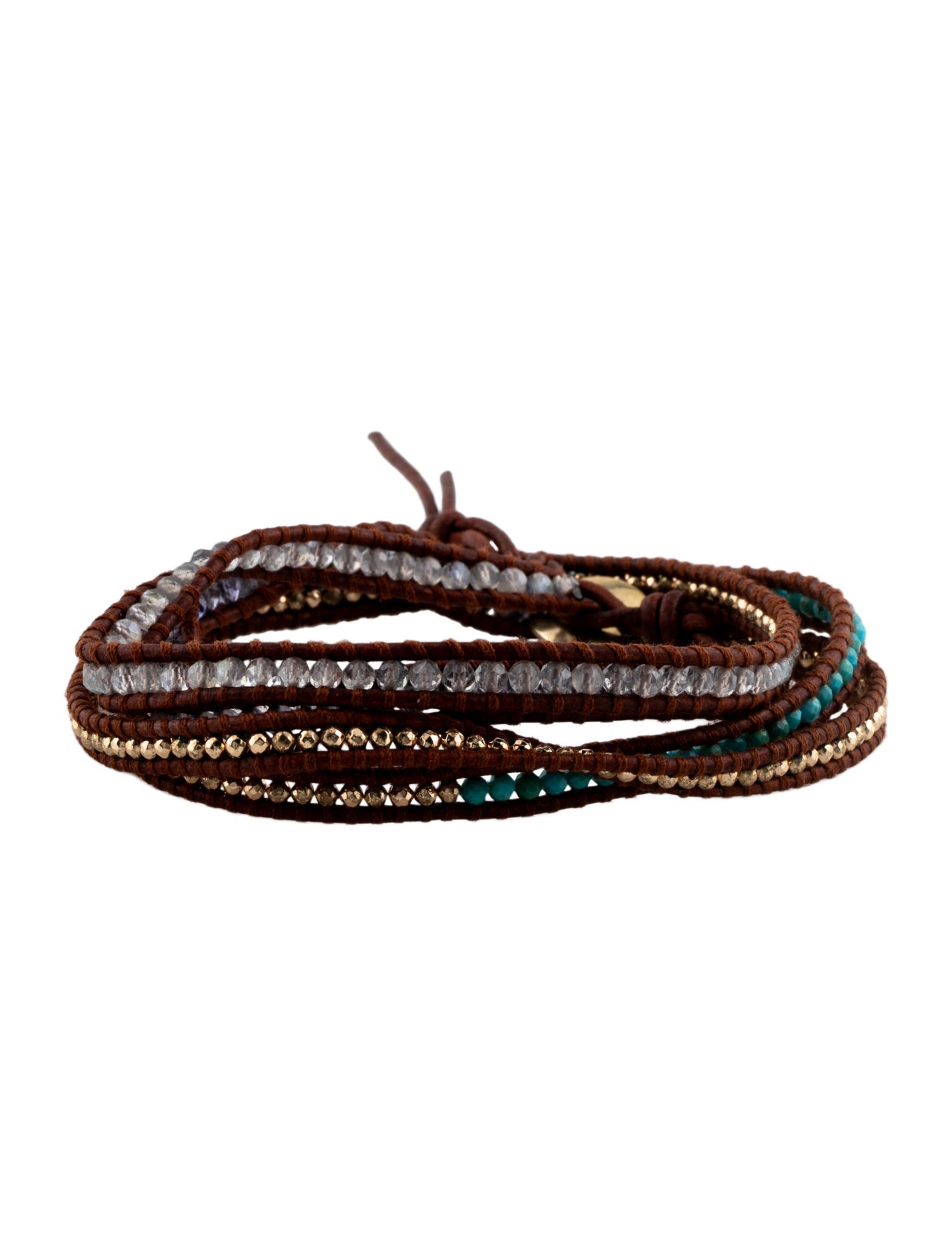 Chan Luu Chan Luu Beaded Double Wrap Bracelet