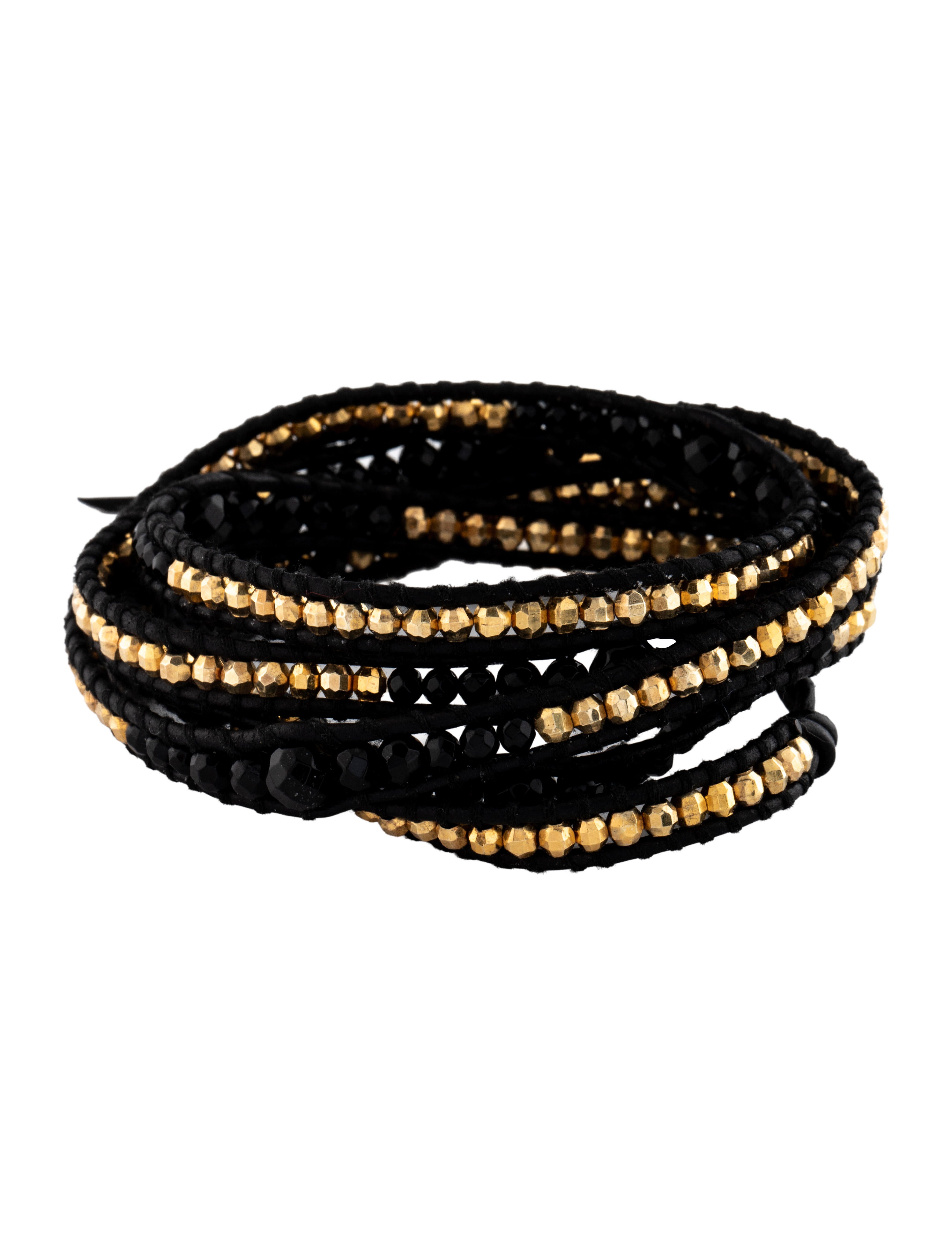 Chan Luu Leather Triple Wrap Bracelet