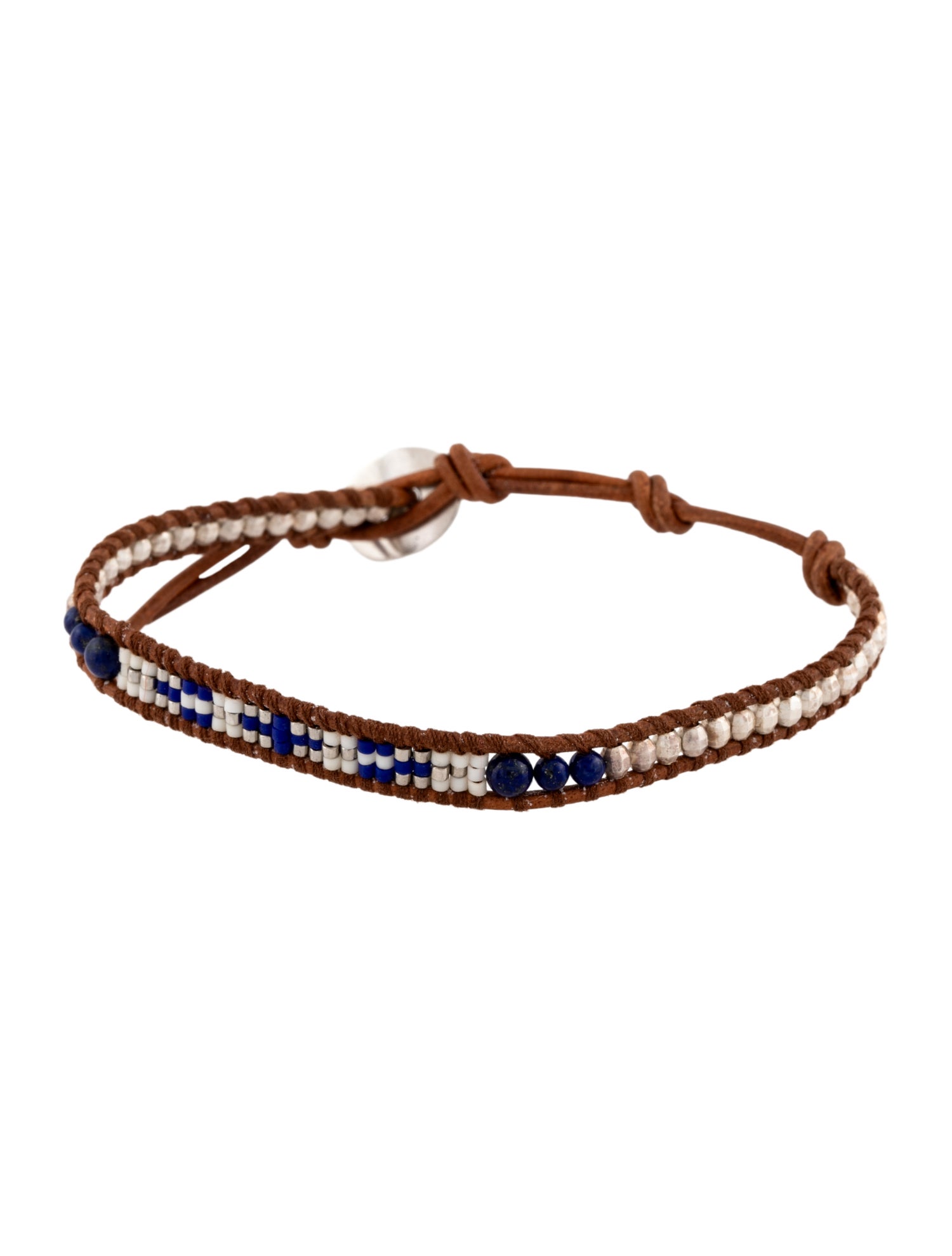 Chan Luu Leather, Stone & Bead Wrap Bracelet