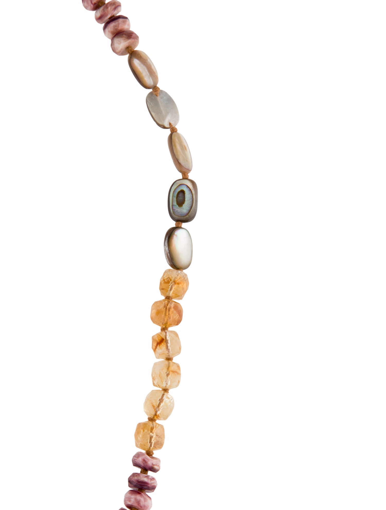 Chan Luu Spiny Oyster Shell Bead Strand Necklace