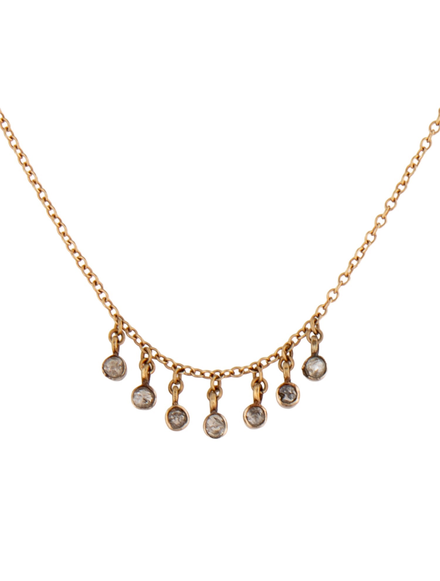 Chan Luu 18K Diamond Dangle Necklace