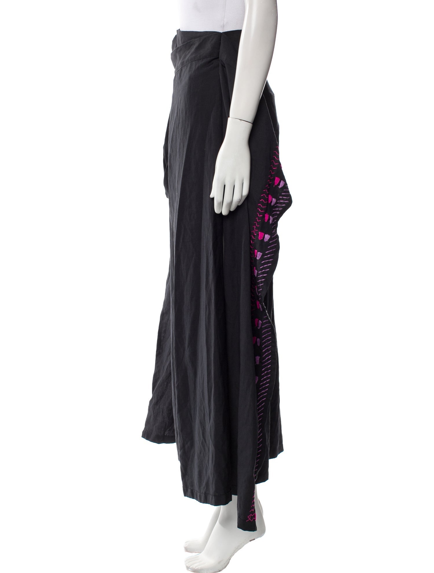 Carla Fernández Linen Wide Leg Pants