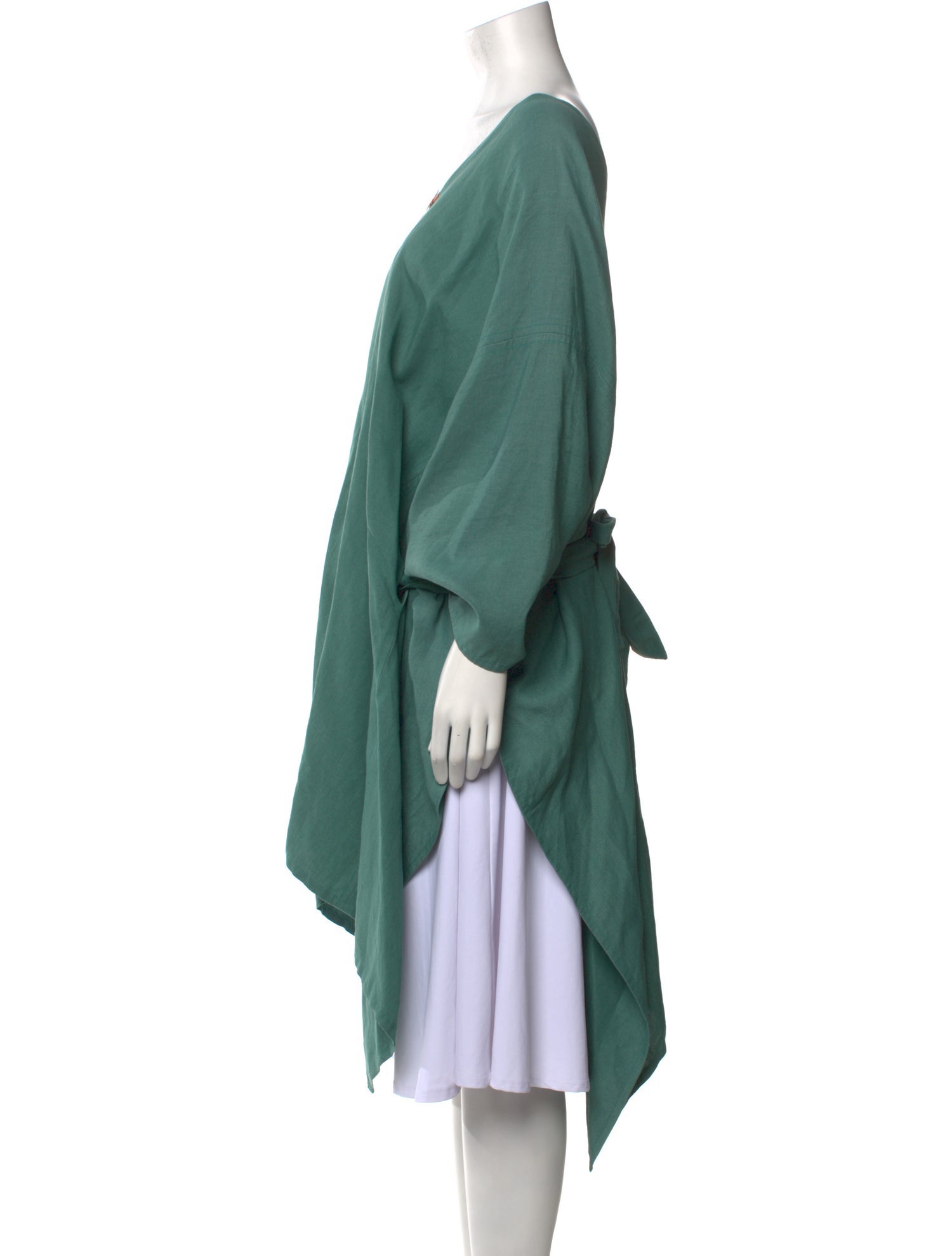 Carla Fernández Linen Knee-Length Dress