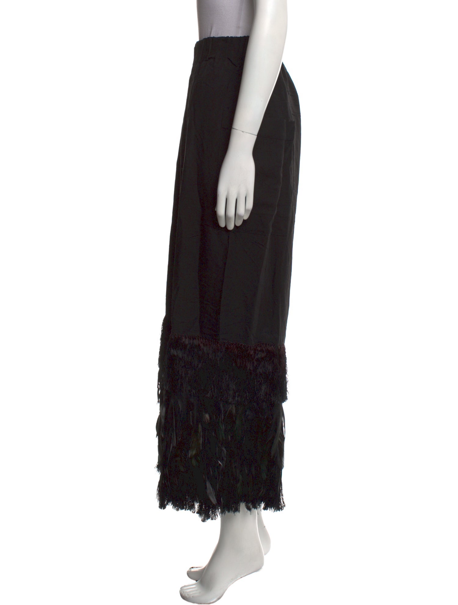 Carla Fernández Linen Wide Leg Pants