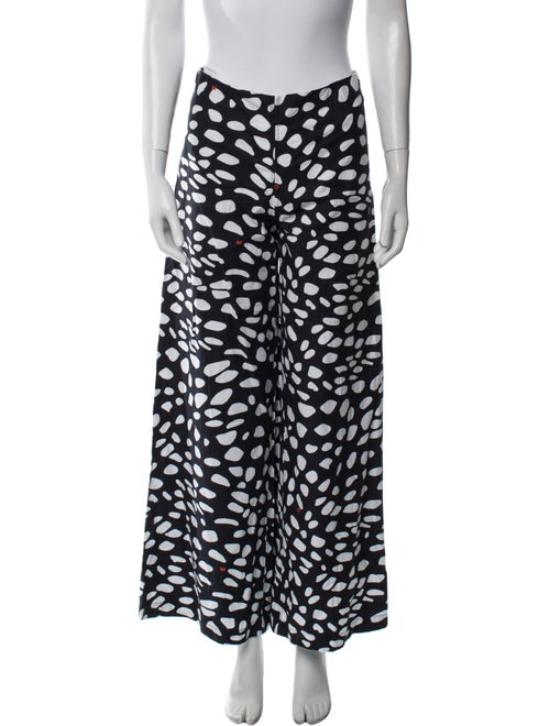 Carla Fernández Printed Wide Leg Pants