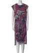Carla Fernández Printed Midi Length Dress