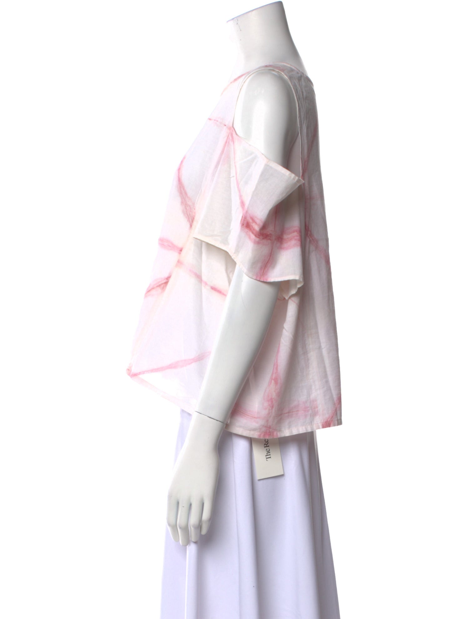 Carla Fernández Printed Scoop Neck Blouse