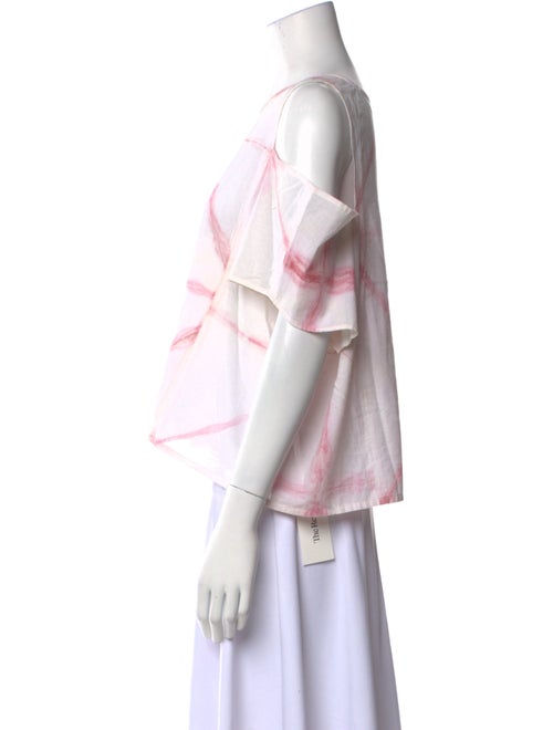 Carla Fernández Printed Scoop Neck Blouse