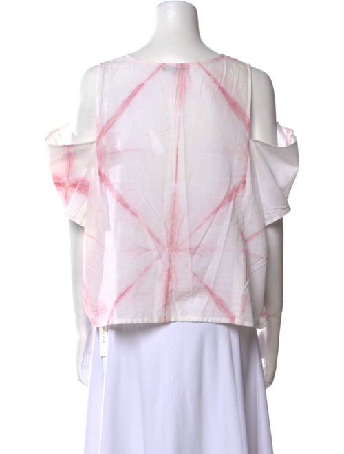 Carla Fernández Printed Scoop Neck Blouse