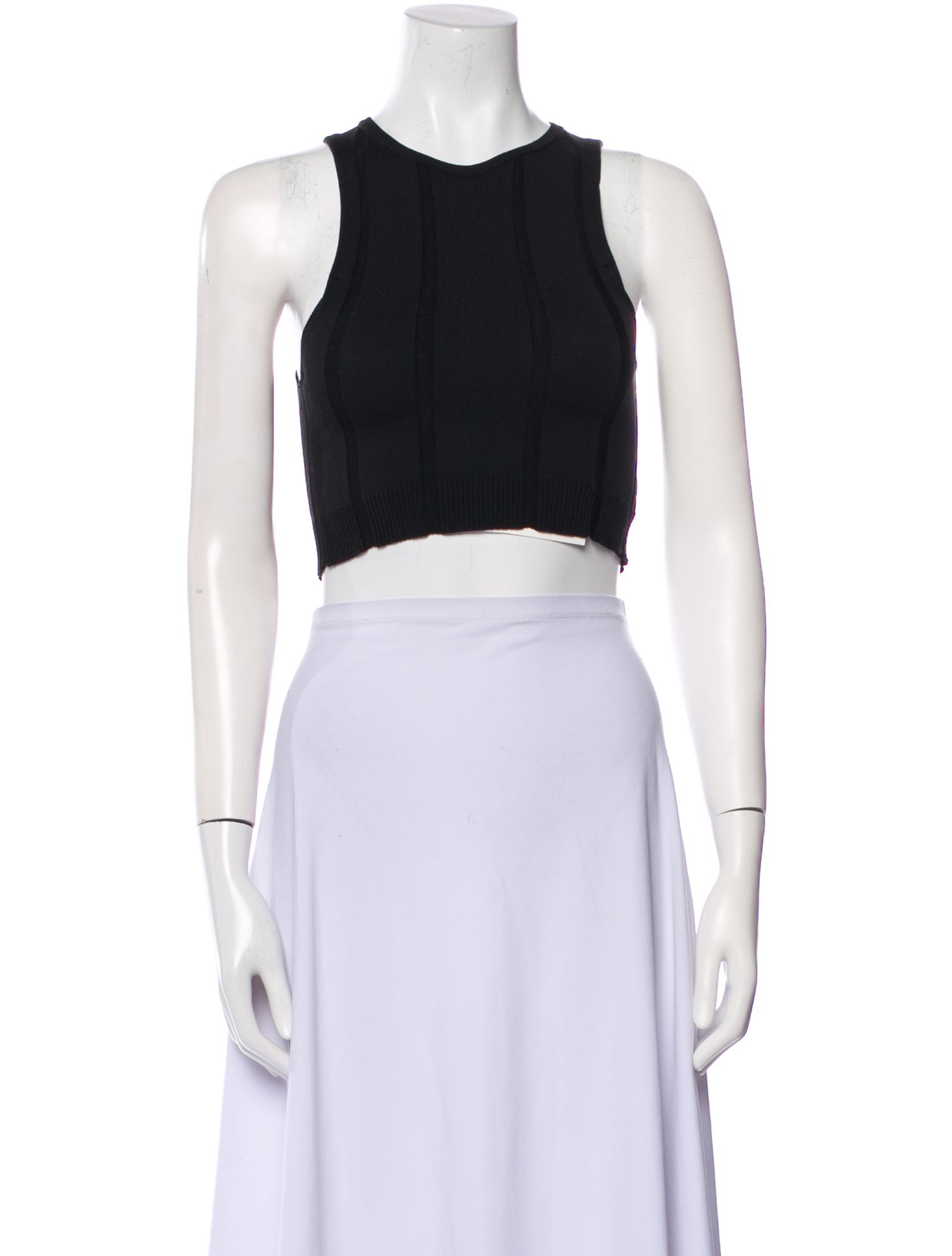CFCL Crew Neck Sleeveless Crop Top