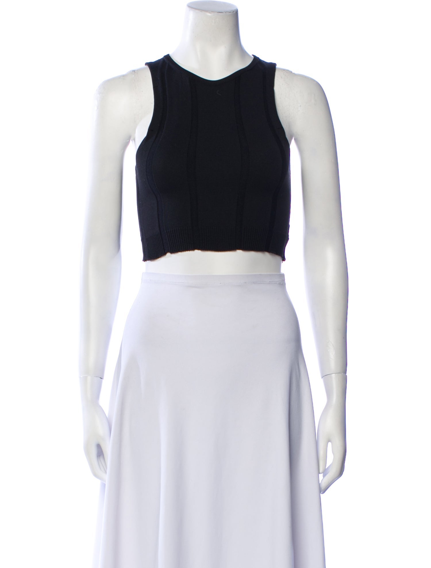 CFCL Crew Neck Sleeveless Crop Top