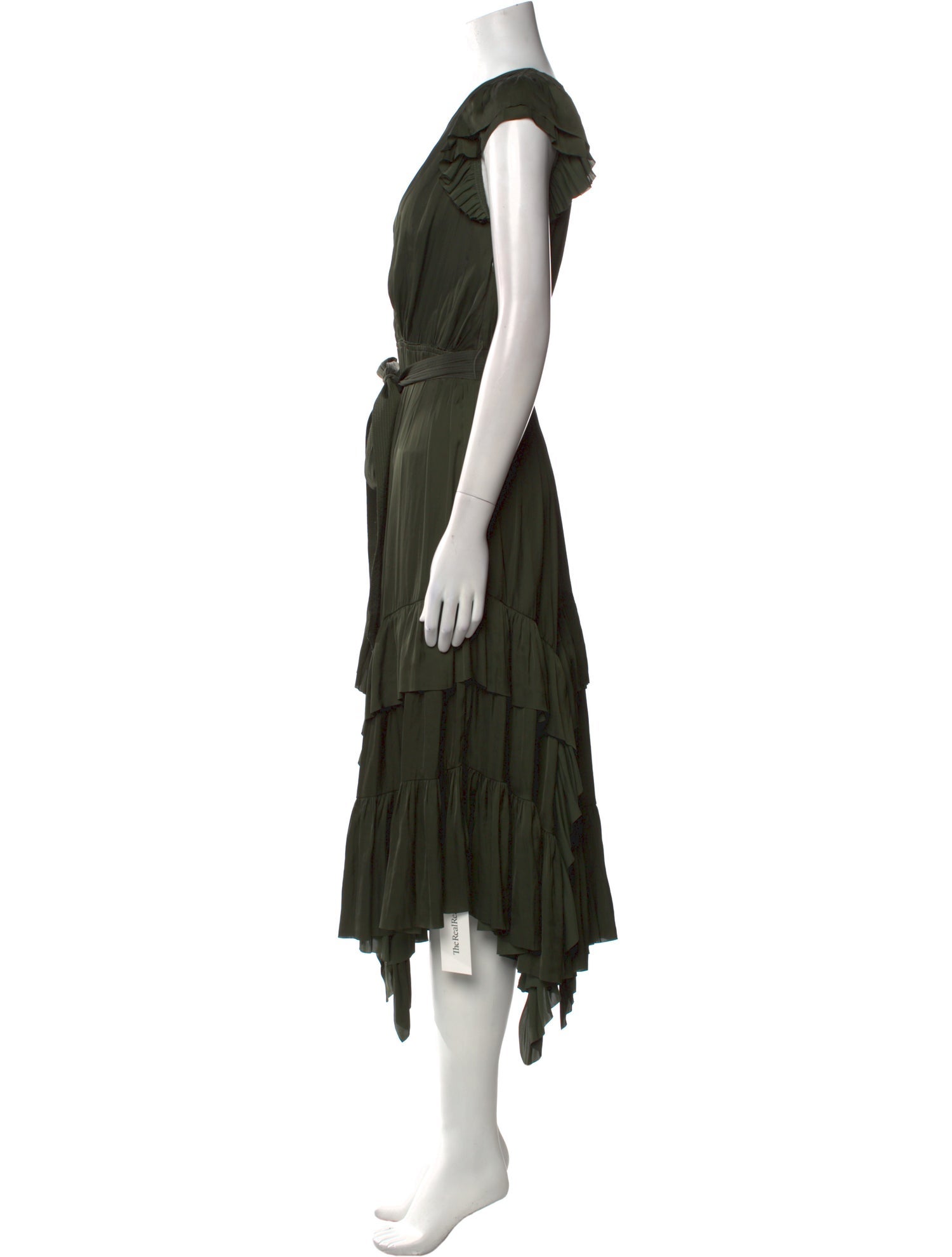 CFCL V-Neck Midi Length Dress