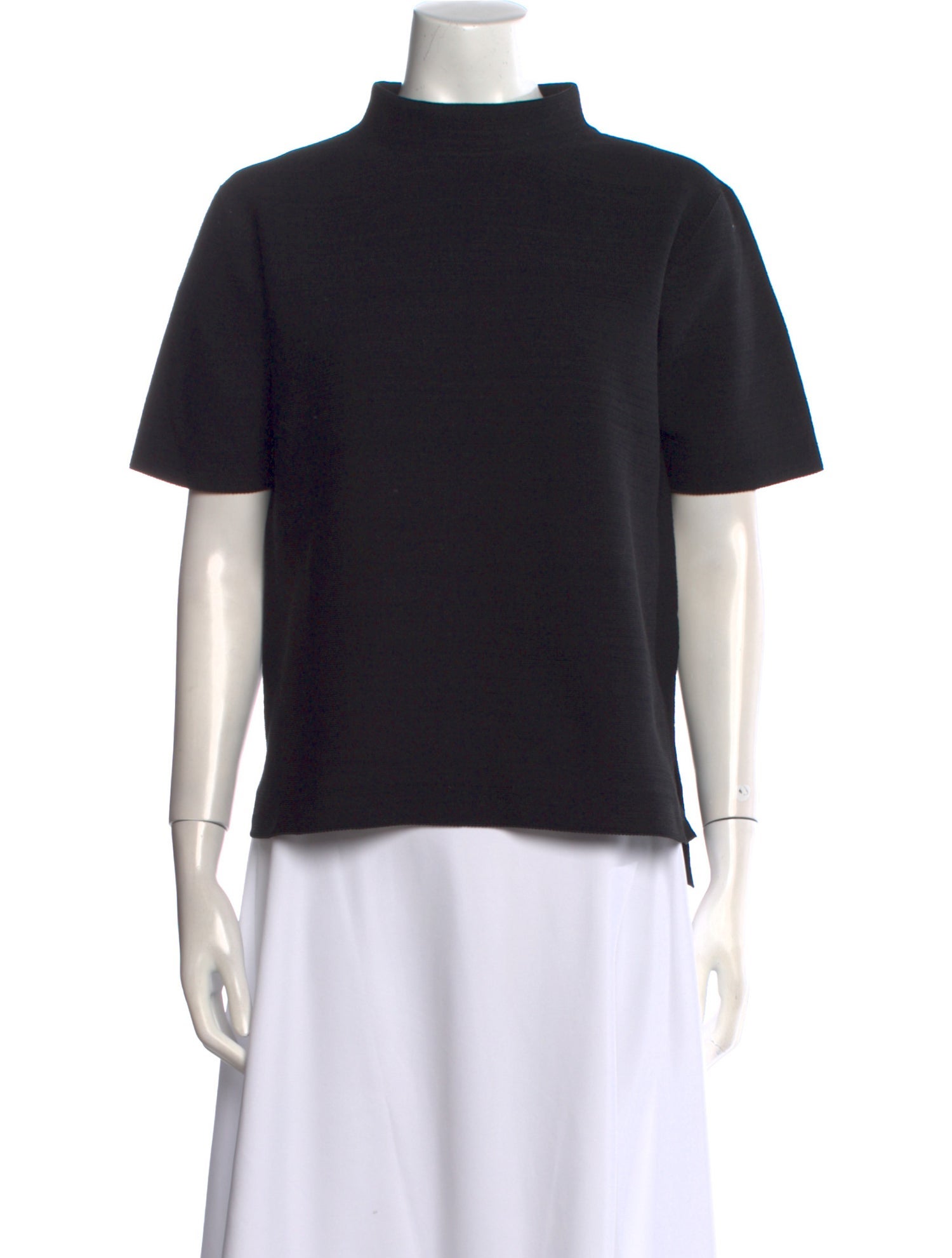 CFCL Mock Neck Short Sleeve Sweatshirt