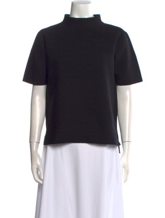 CFCL Mock Neck Short Sleeve Sweatshirt